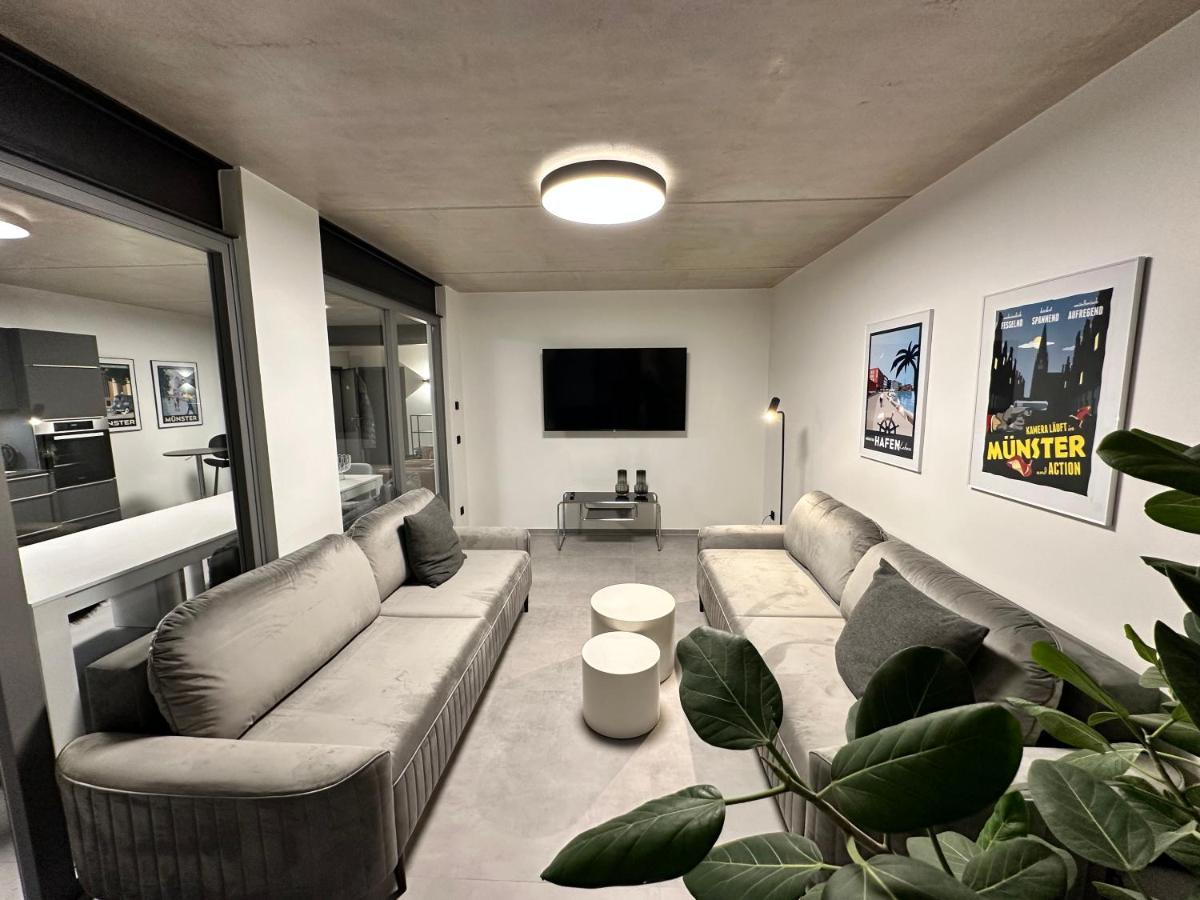 Luxurioeses Apartment Direkt Am Kanal 125 M² - Youpartments Munster  Exteriör bild