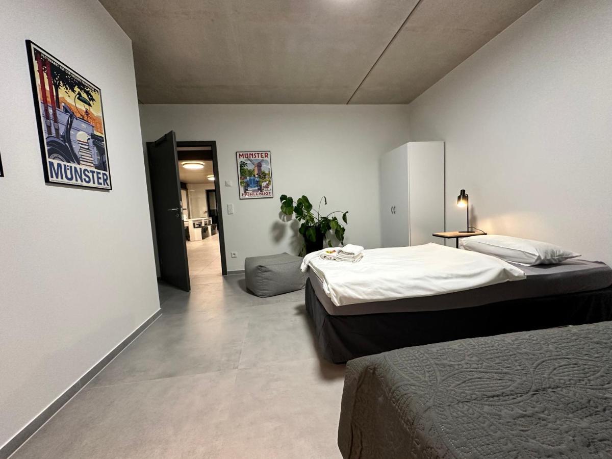 Luxurioeses Apartment Direkt Am Kanal 125 M² - Youpartments Munster  Exteriör bild